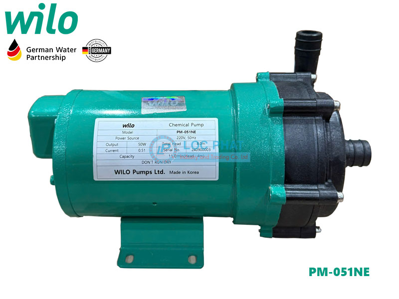Máy bơm hóa chất dạng từ Wilo PM-051NE