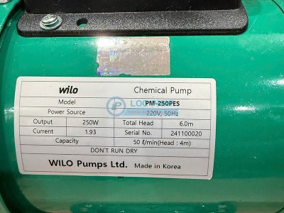 Alternative view of Máy bơm hóa chất dạng từ Wilo PM-250PES