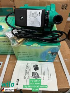 Hình ảnh thực tế máy bơm tăng áp điện tử chịu nhiệt Wilo PB-088EA