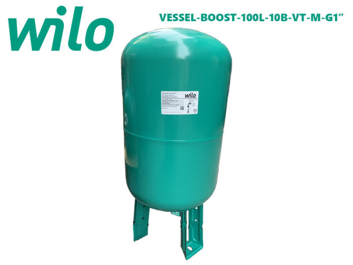 Bình tích áp Wilo VESSEL-BOOST-100L-10B-VT-M-G1” 100 lít 10 bar