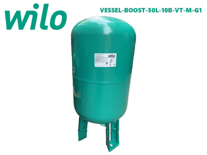 Bình tích áp Wilo VESSEL-BOOST-50L-10B-VT-M-G1” 50 lít 10 bar