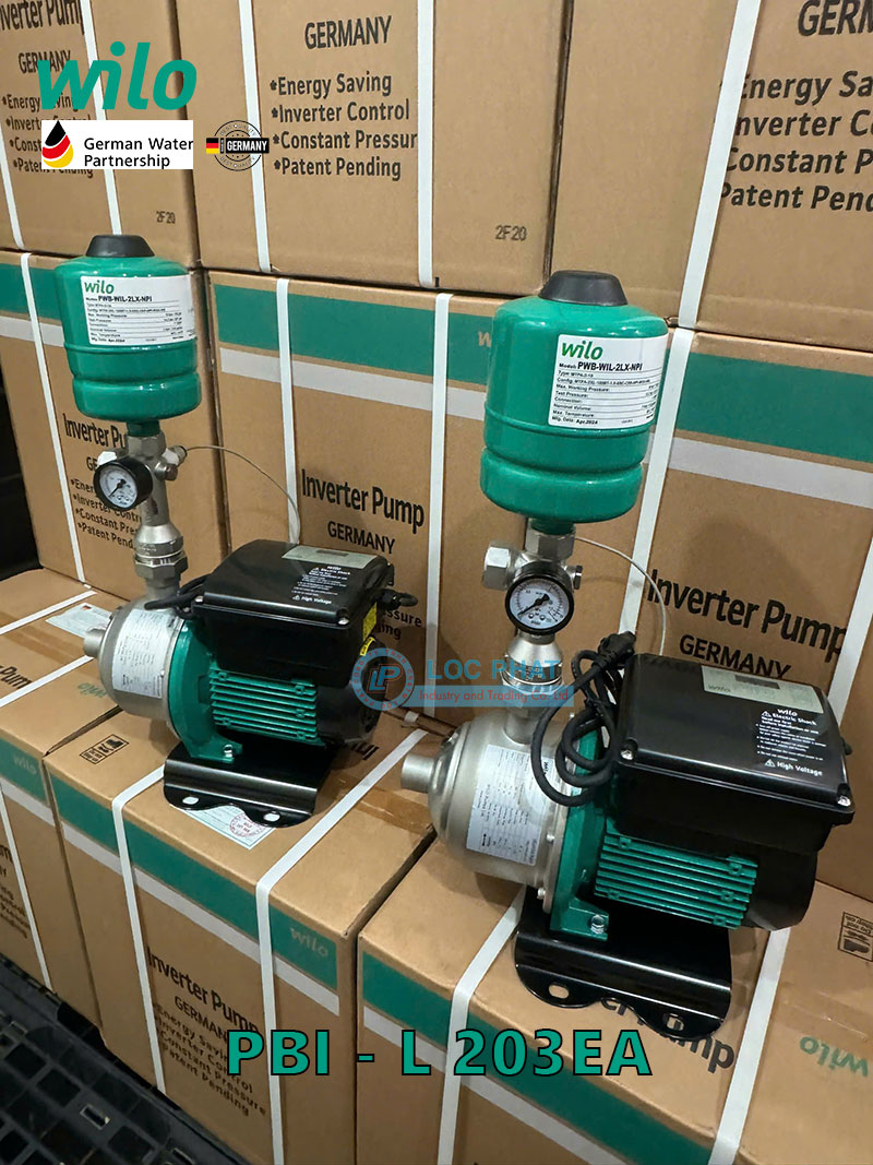 Bơm tăng áp biến tần Wilo PBI – L 203EA Bơm tăng áp biến tần Wilo PBI – L 203EA