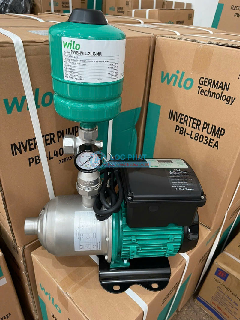 Máy Bơm Tăng Áp Nhà Tắm Wilo Máy Bơm Tăng Áp Nhà Tắm Wilo