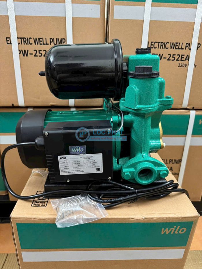 Bơm tăng áp tự động bình tích áp Wilo PW 252EA 250w - Ảnh 3