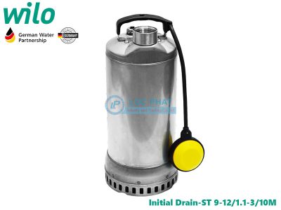 Bơm chìm nước thải Wilo Initial Drain-ST 9-12/1.1-3/10M inox toàn phần