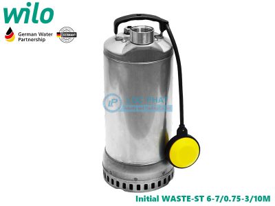 Bơm chìm nước thải Wilo Initial WASTE-ST 6-7/0.75-3/10M inox toàn phần