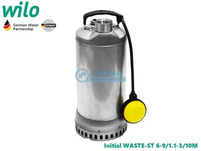 Bơm chìm nước thải Wilo Initial WASTE-ST 6-9/1.1-3/10M inox toàn phần